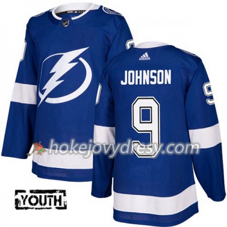 Dětské Hokejový Dres Tampa Bay Lightning Tyler Johnson 9 Adidas 2017-2018 Modrá Authentic